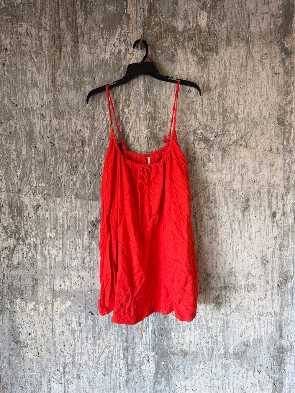 FREE PEOPLE Women's Free-est Rae Mini Dress Size S In Mandarin Red - Picture 3 of 8